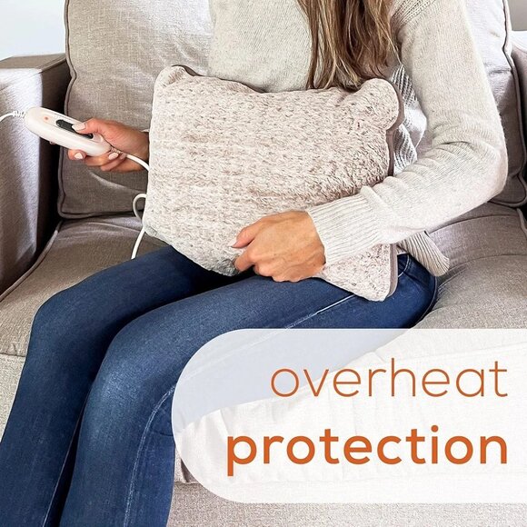 Beurer Ultra-Plush Heated Pillow UHP48N Lumbar Support Back Pain Relief New - Picture 6 of 16